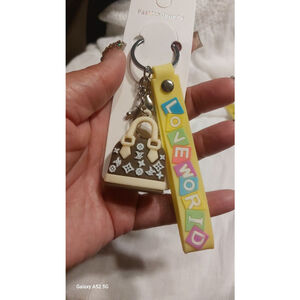 Yellow Handbag Keychain
